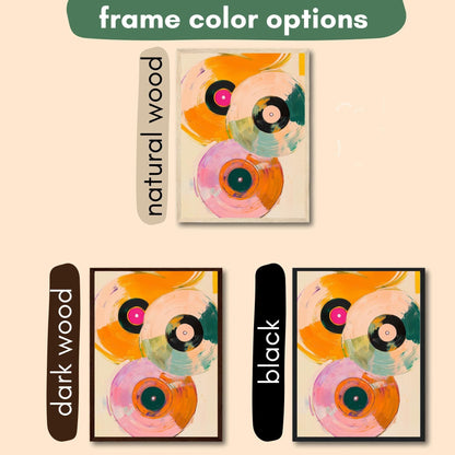 Retro Vinyl Painting