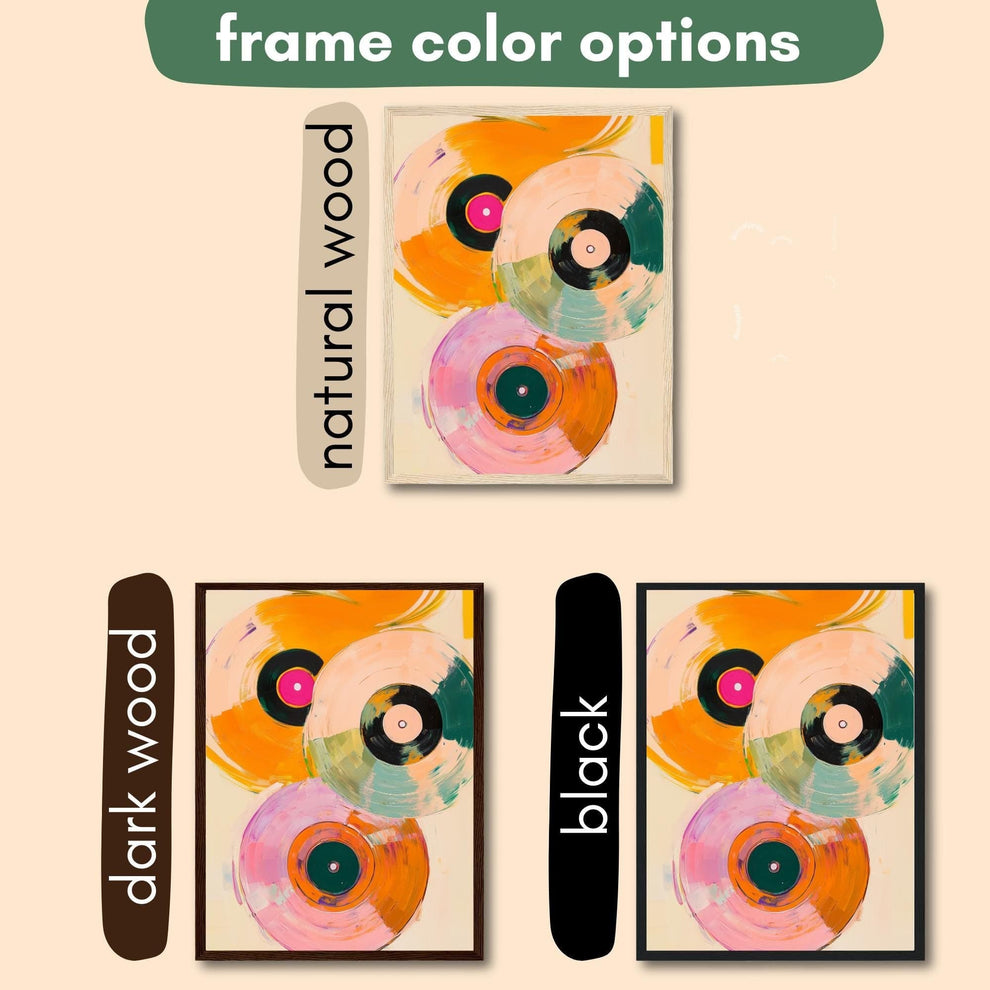 Retro Vinyl Painting