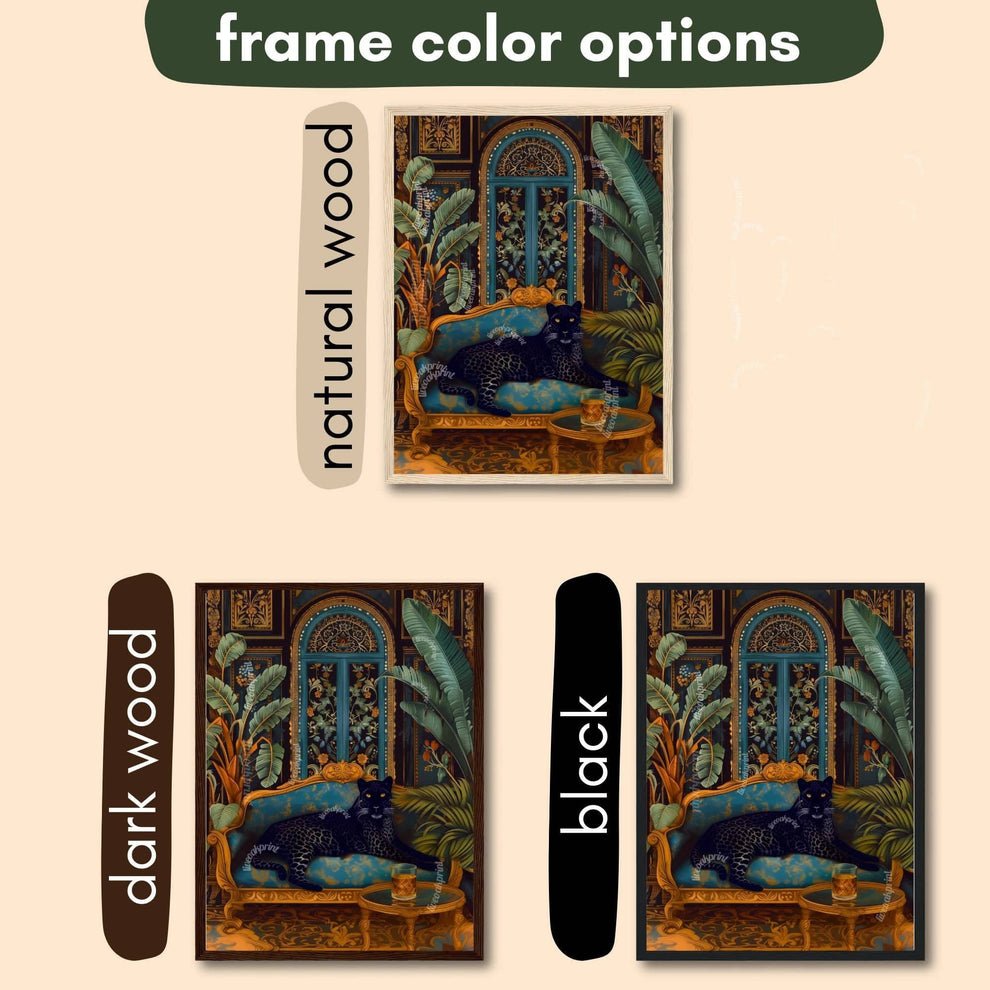 Moody Black Panther with a Whisky Glass