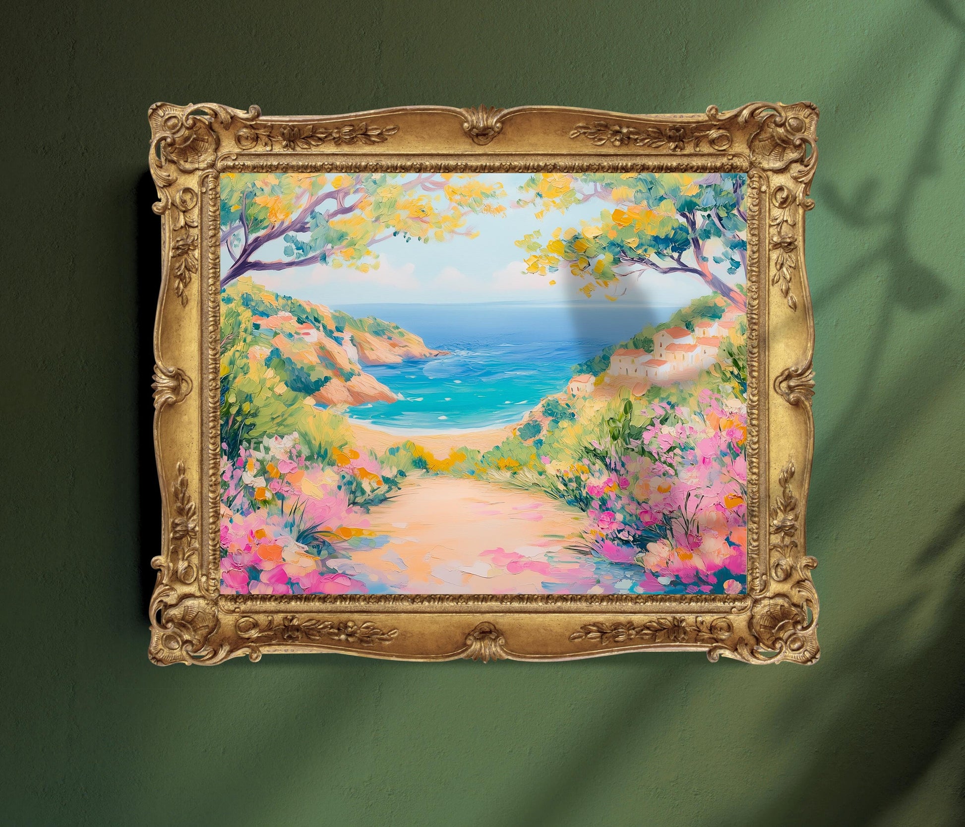 Mediterranean Beach Print