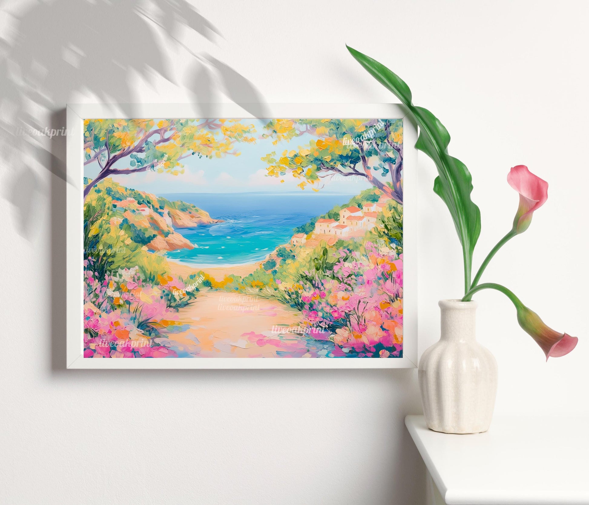 Mediterranean Beach Print