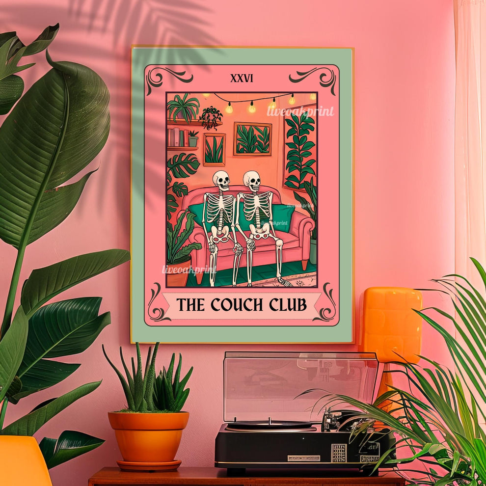 The Couch Club Tarot Card