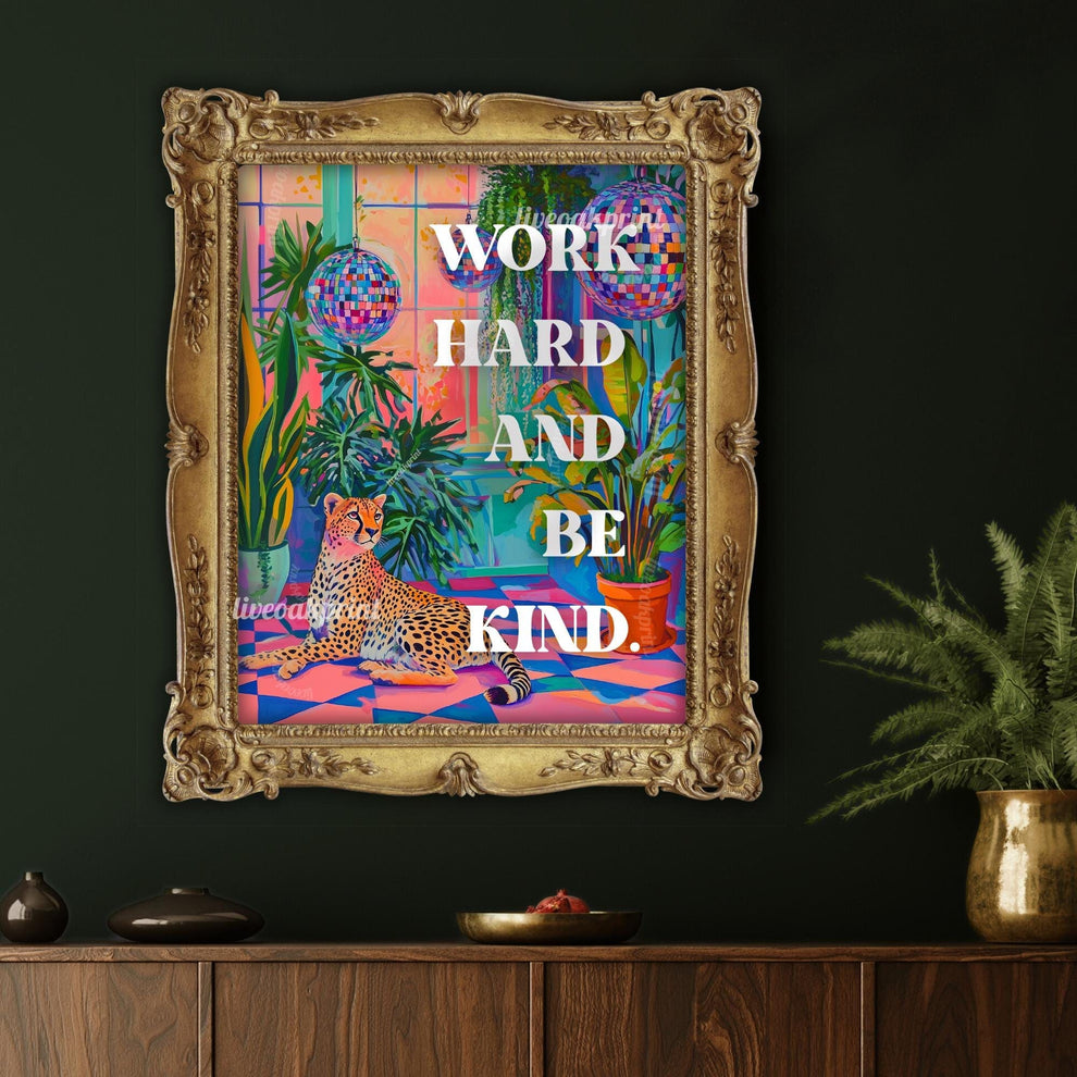 Work Hard and Be Nice To People - Custom Quote