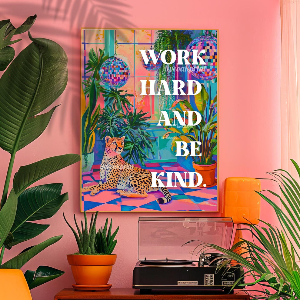 Work Hard and Be Nice To People - Custom Quote