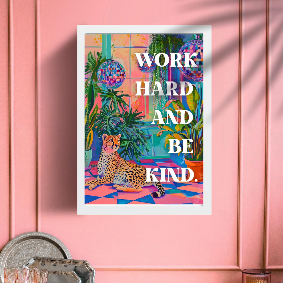 Work Hard and Be Nice To People - Custom Quote
