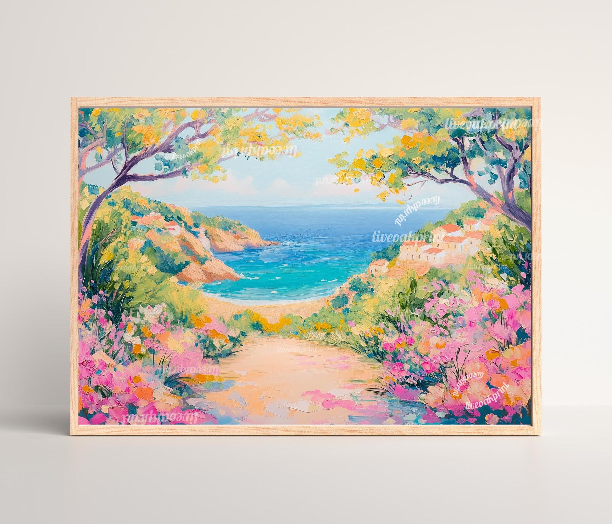 Mediterranean Beach Print