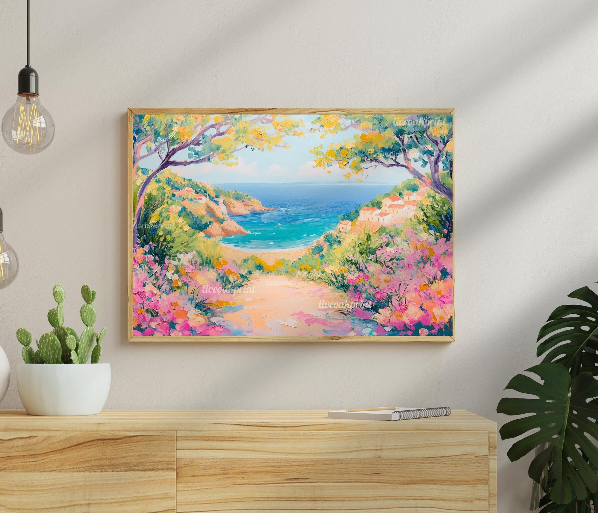 Mediterranean Beach Print