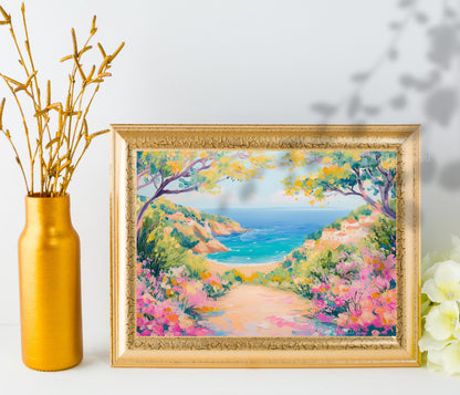 Mediterranean Beach Print