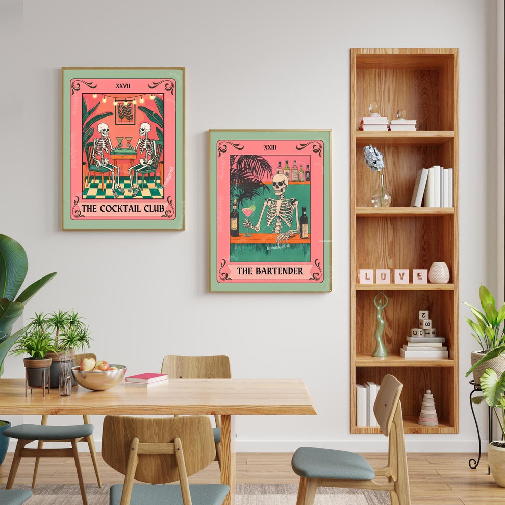 The Cocktail Club Tarot Card