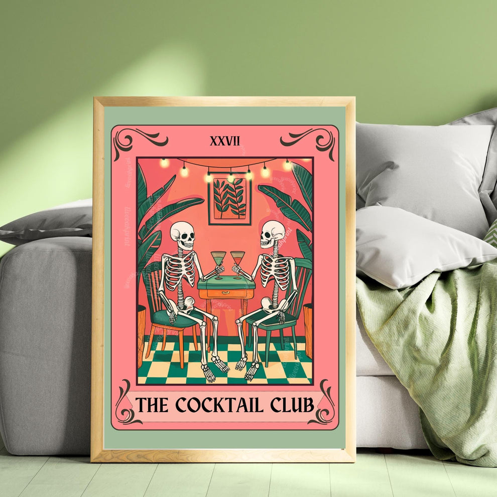 The Cocktail Club Tarot Card