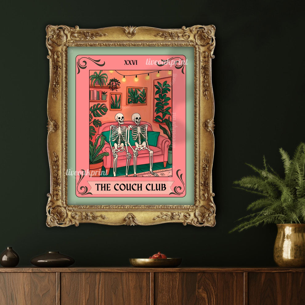 The Couch Club Tarot Card