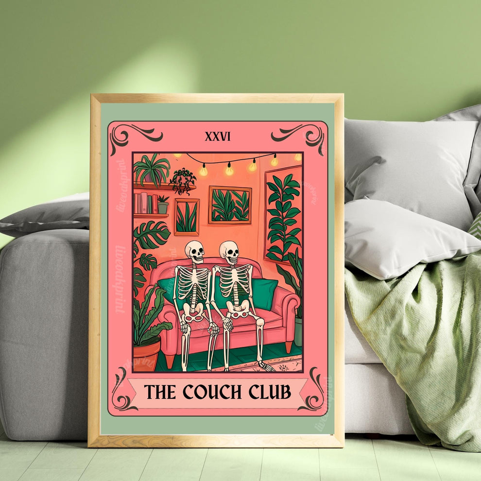 The Couch Club Tarot Card