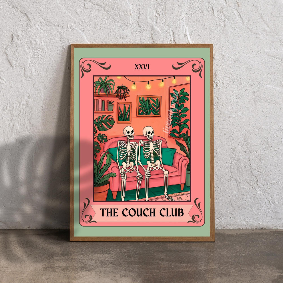 The Couch Club Tarot Card
