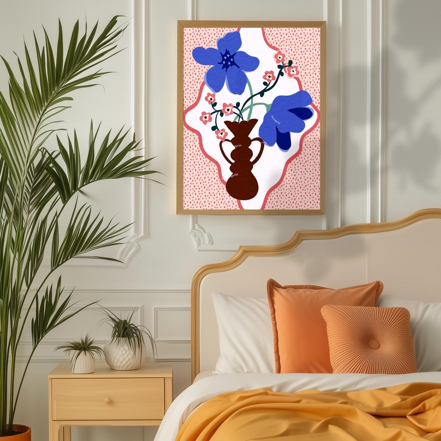Modern Floral Vase Print
