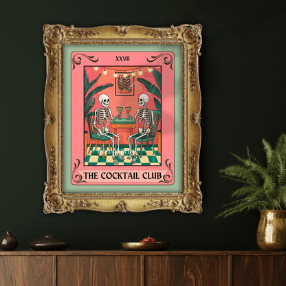 The Cocktail Club Tarot Card