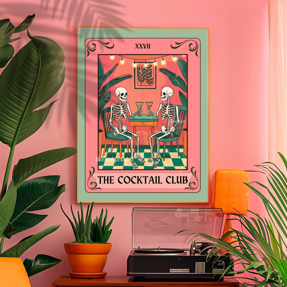 The Cocktail Club Tarot Card