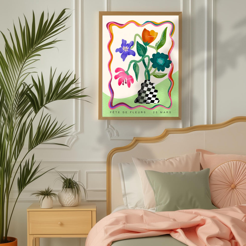 Festival of Flowers Sign – Dopamine Decor Vase