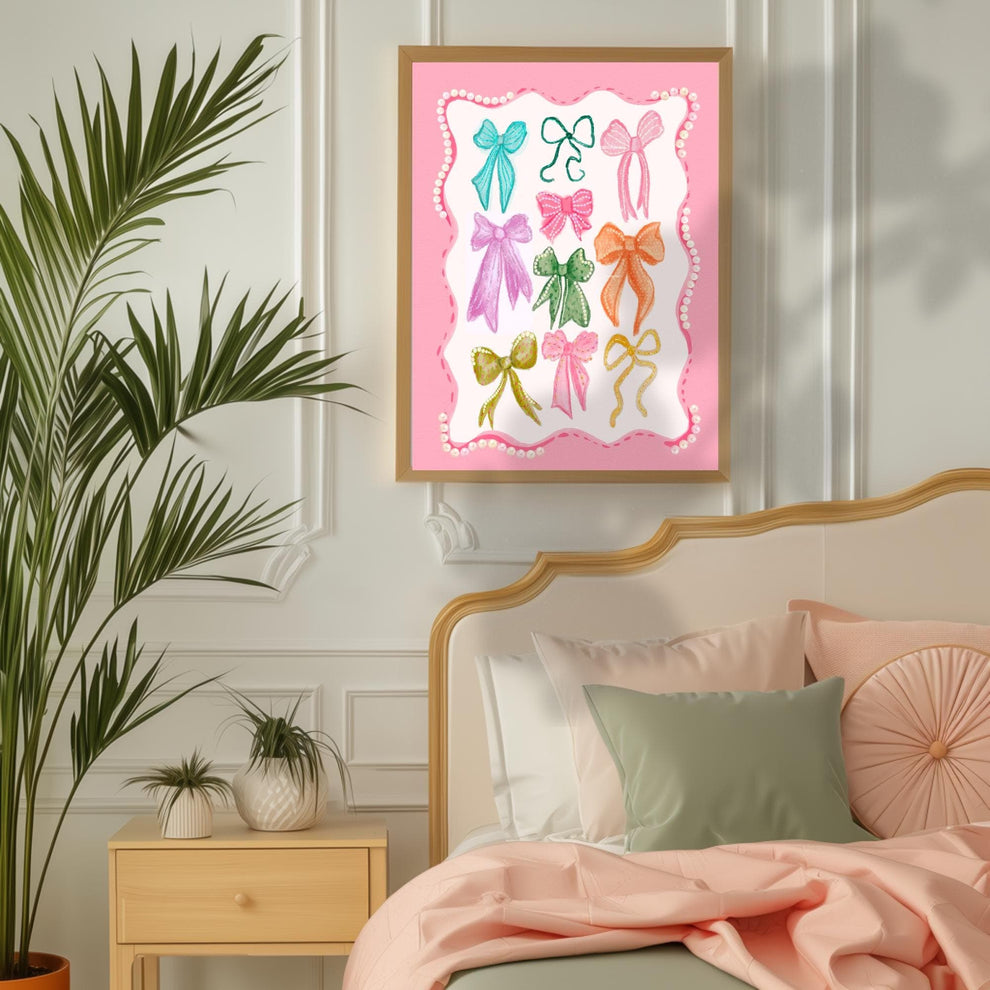 Coquette Bow Wall Art