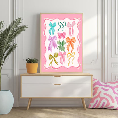 Coquette Bow Wall Art