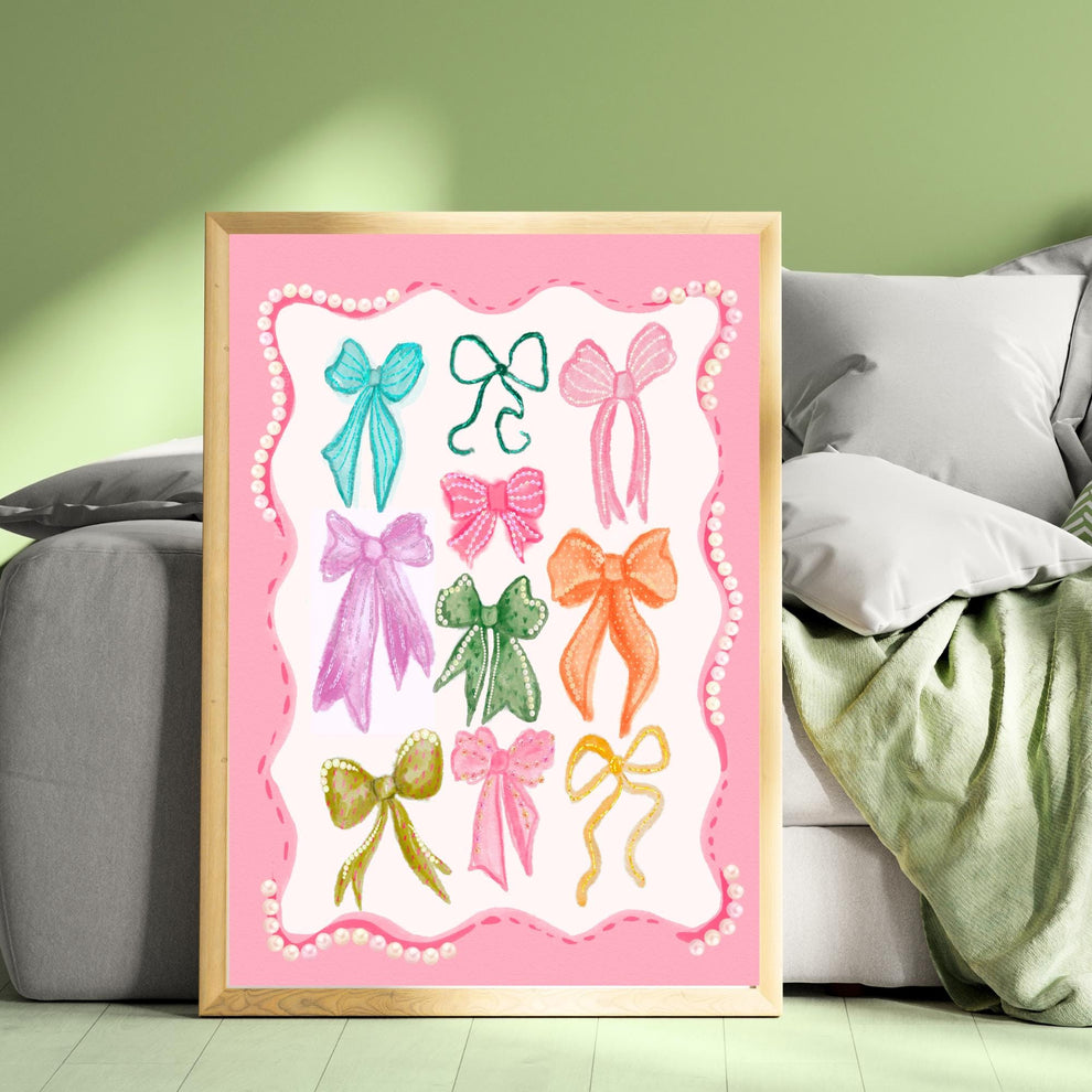 Coquette Bow Wall Art