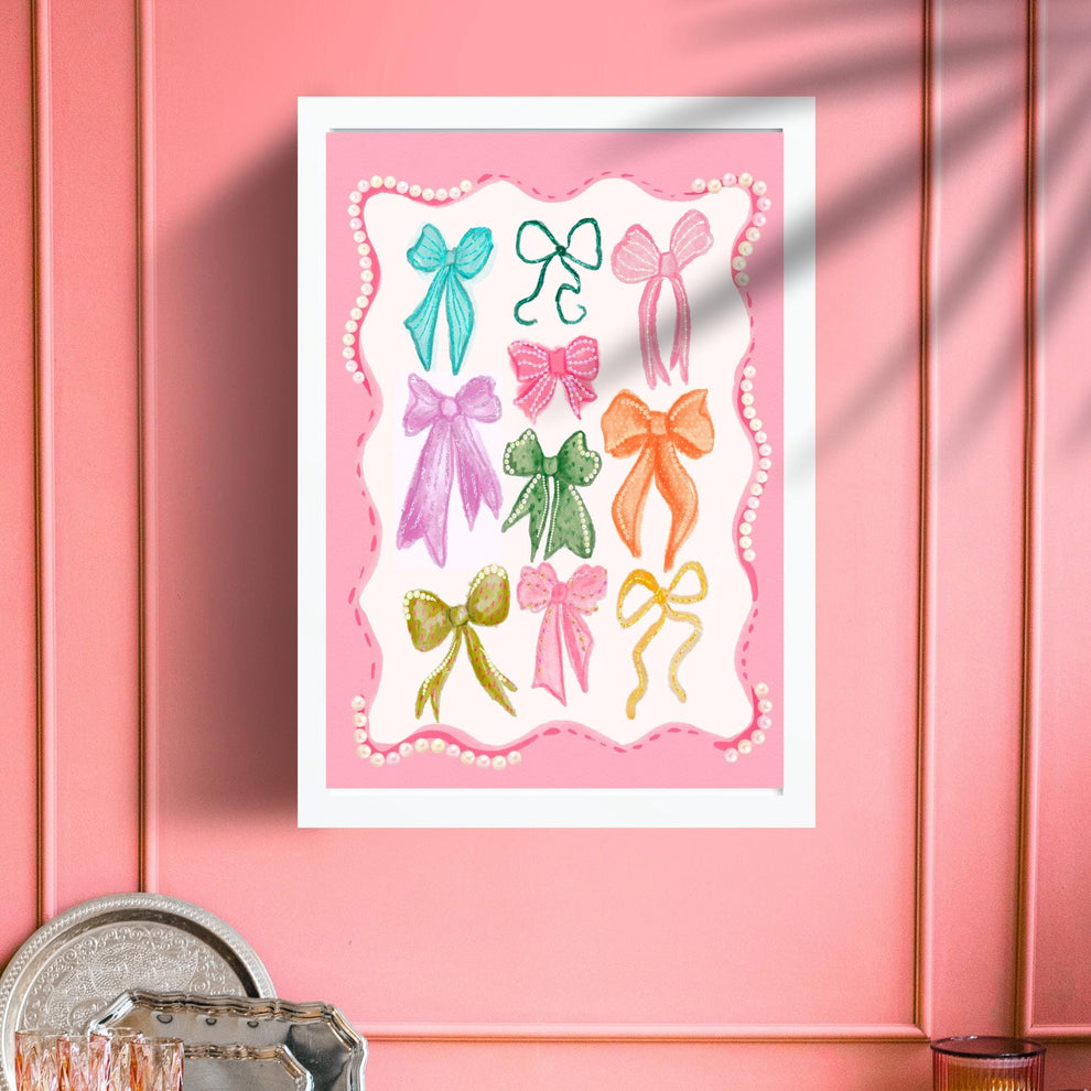Coquette Bow Wall Art