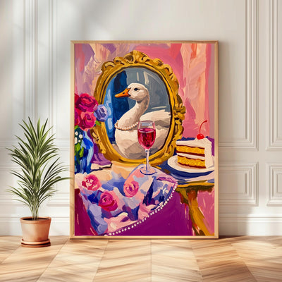 Lady Goose Enjoys Her Evening