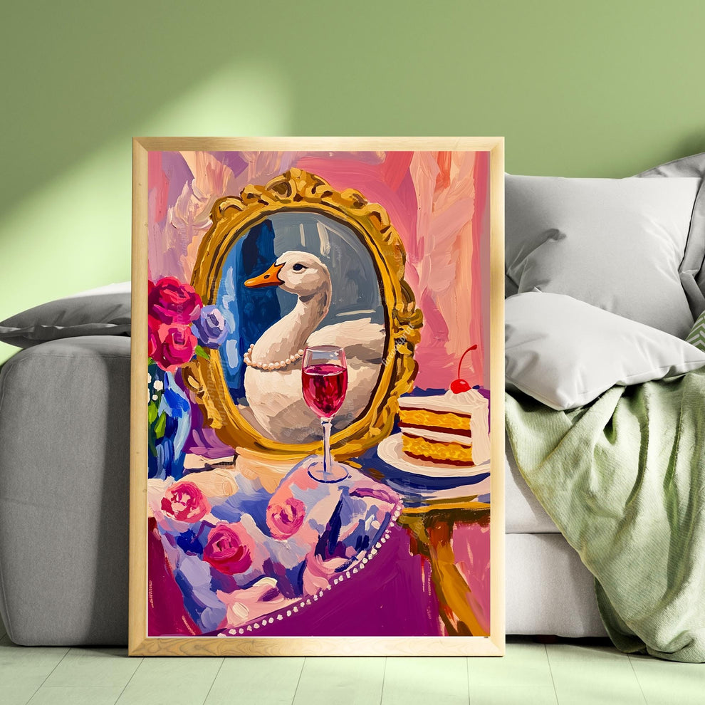 Lady Goose Enjoys Her Evening