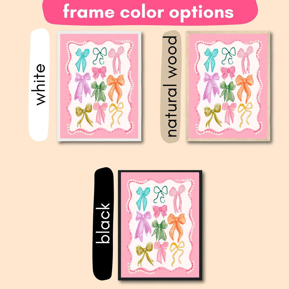 Coquette Bow Wall Art