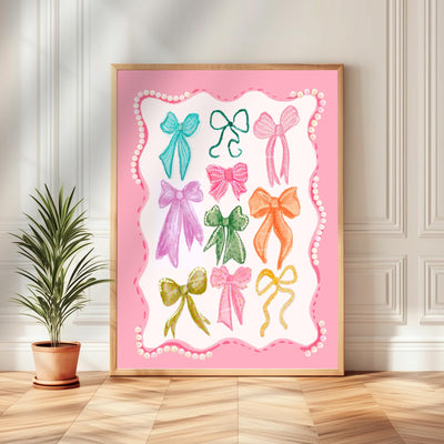 Coquette Bow Wall Art