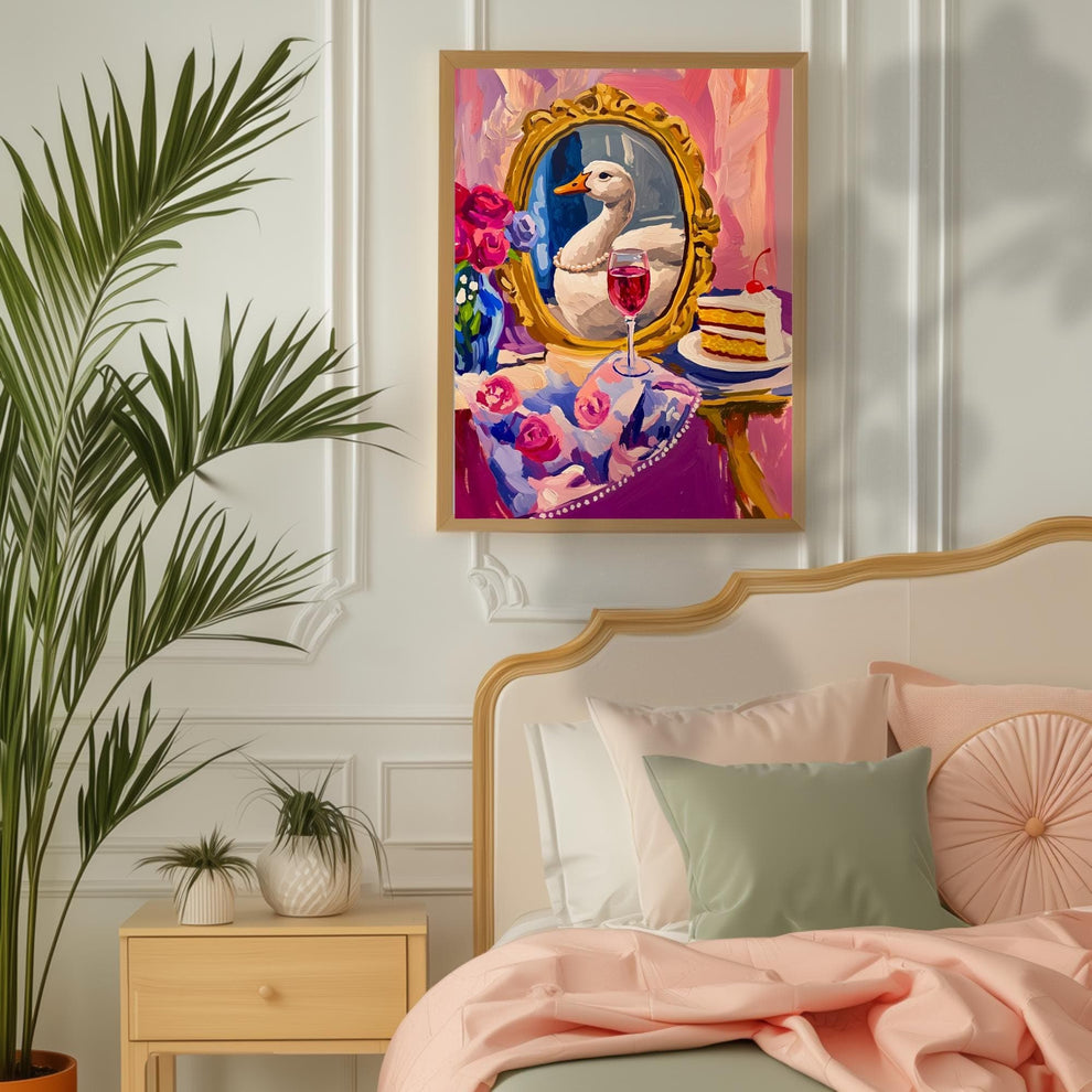 Lady Goose Enjoys Her Evening