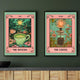 Coffee and Matcha Print Set – Coffee Bar Wall Art – Boho Kitchen Decor – Tea and Coffee Poster Set – Green & Brown Wall Art – Coffee Gift