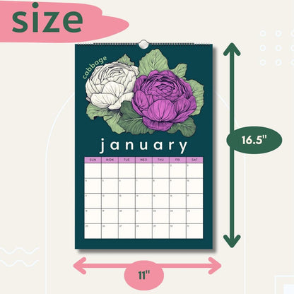 Mid Year Wall Calendar 2025–2026
