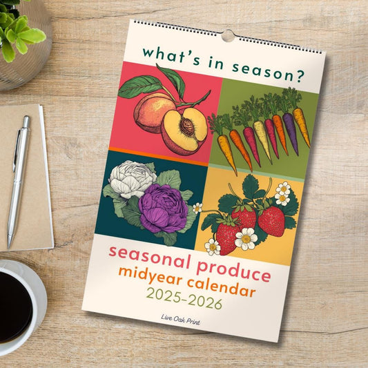 Mid Year Wall Calendar 2025–2026