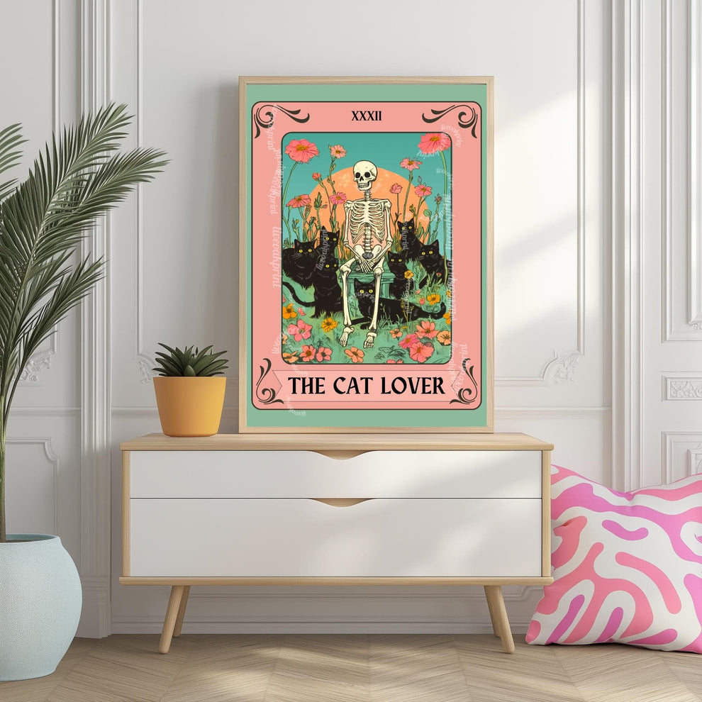 The Cat Lover Tarot Card
