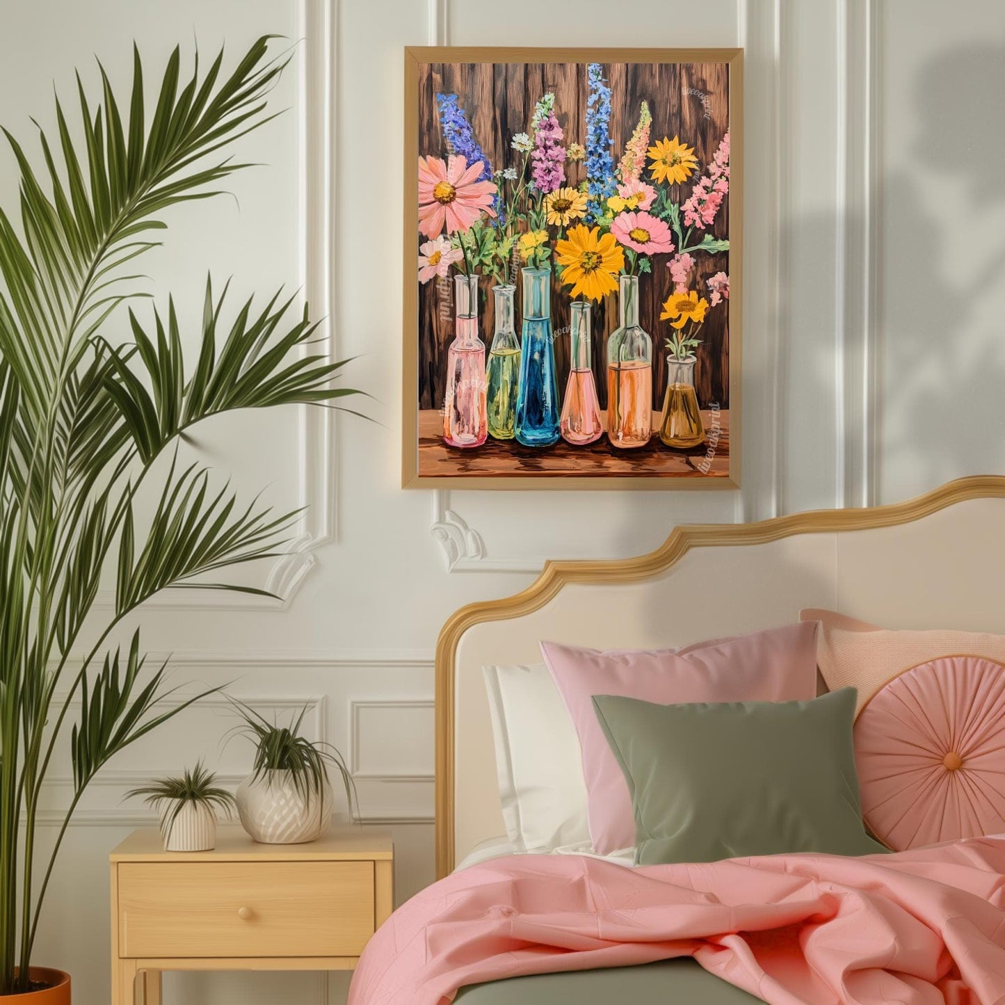 Flasks, Test Tubes & Wildflowers