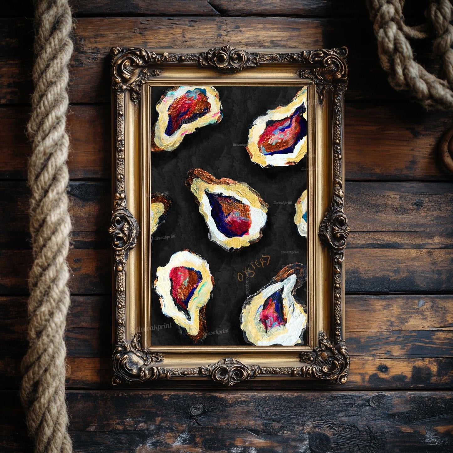 Oyster Wall Art Print
