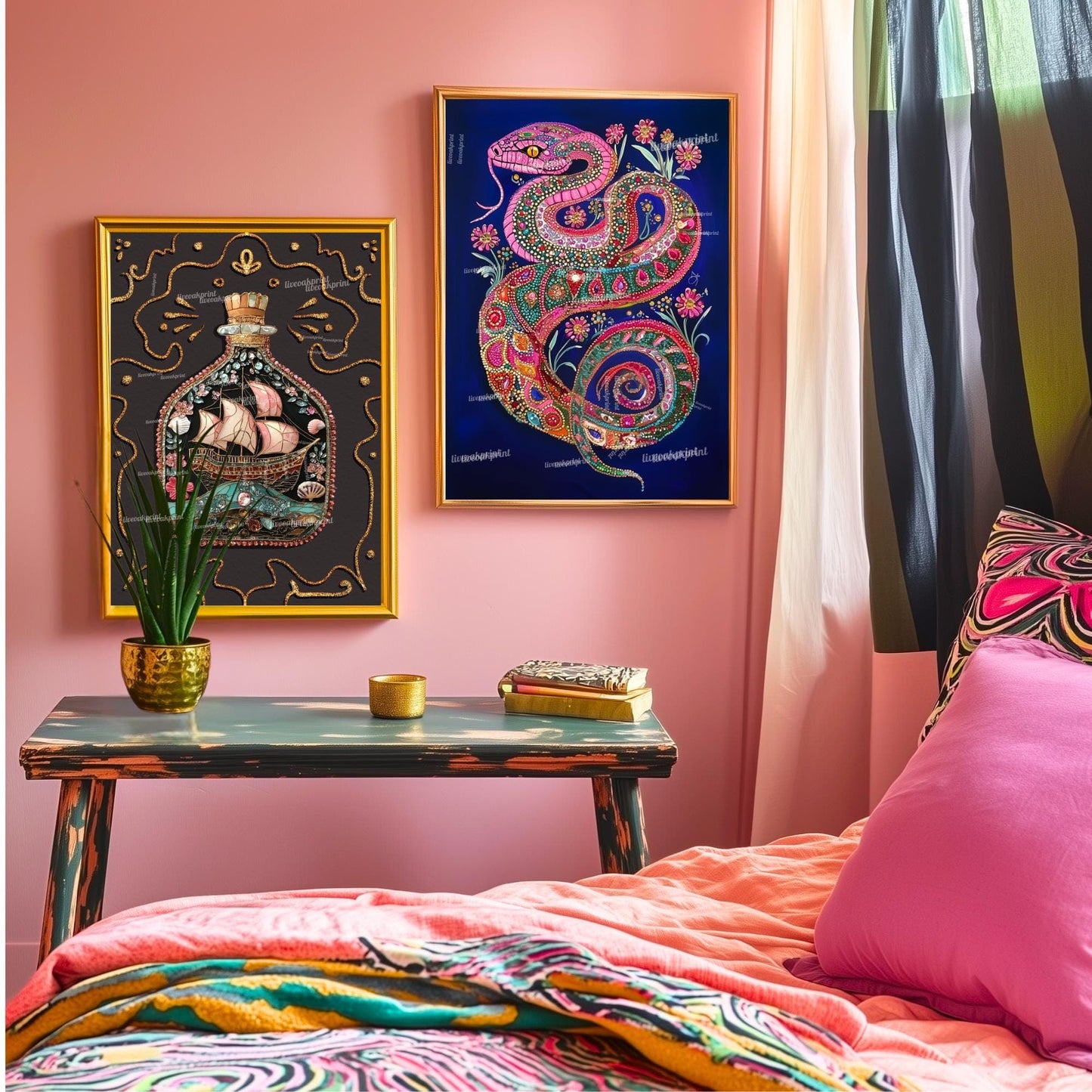 Witchy Boho Print for Bedroom or Living Room