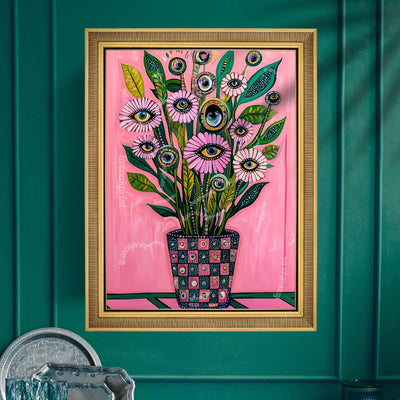 Pink Flower Wall Art