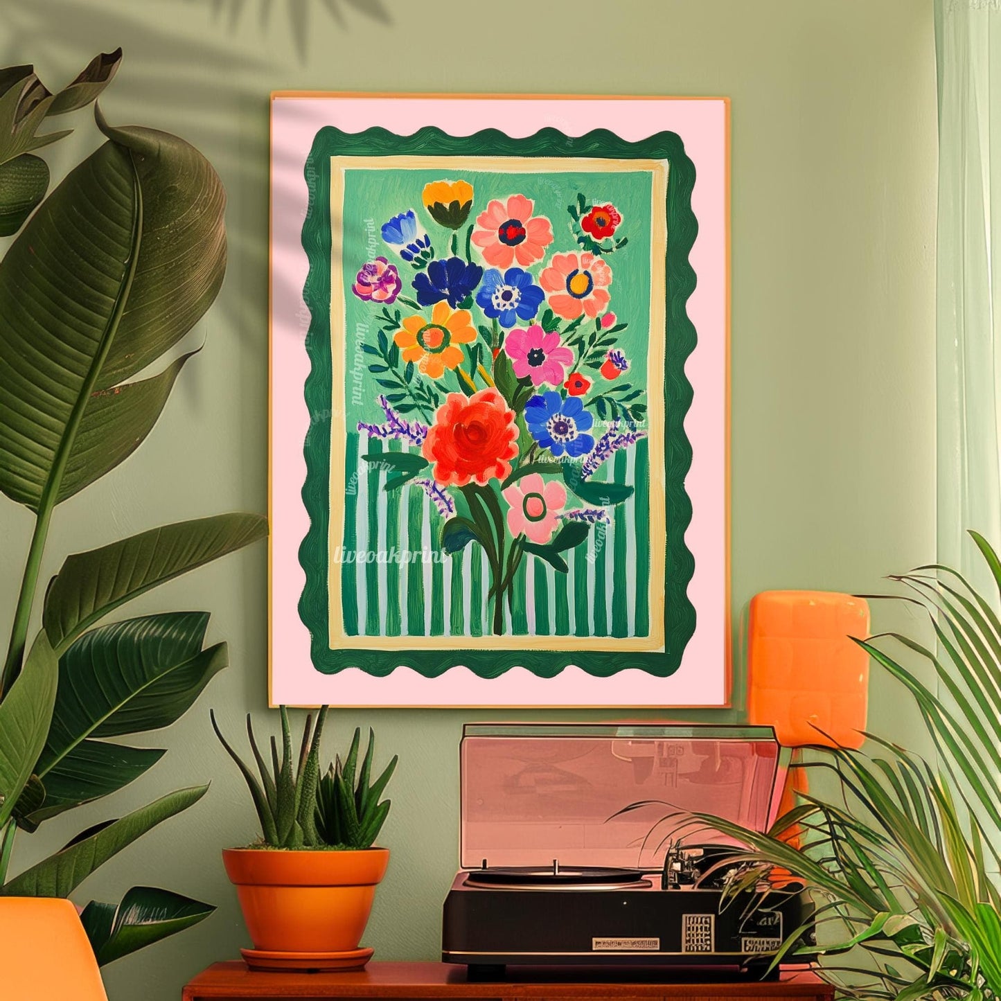 Floral Wall Art Print