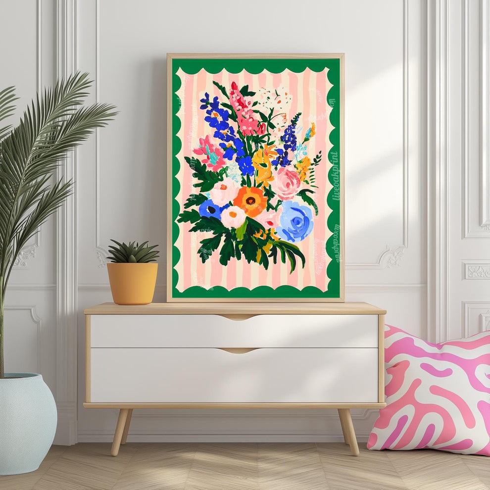 Colorful Floral Wall Art