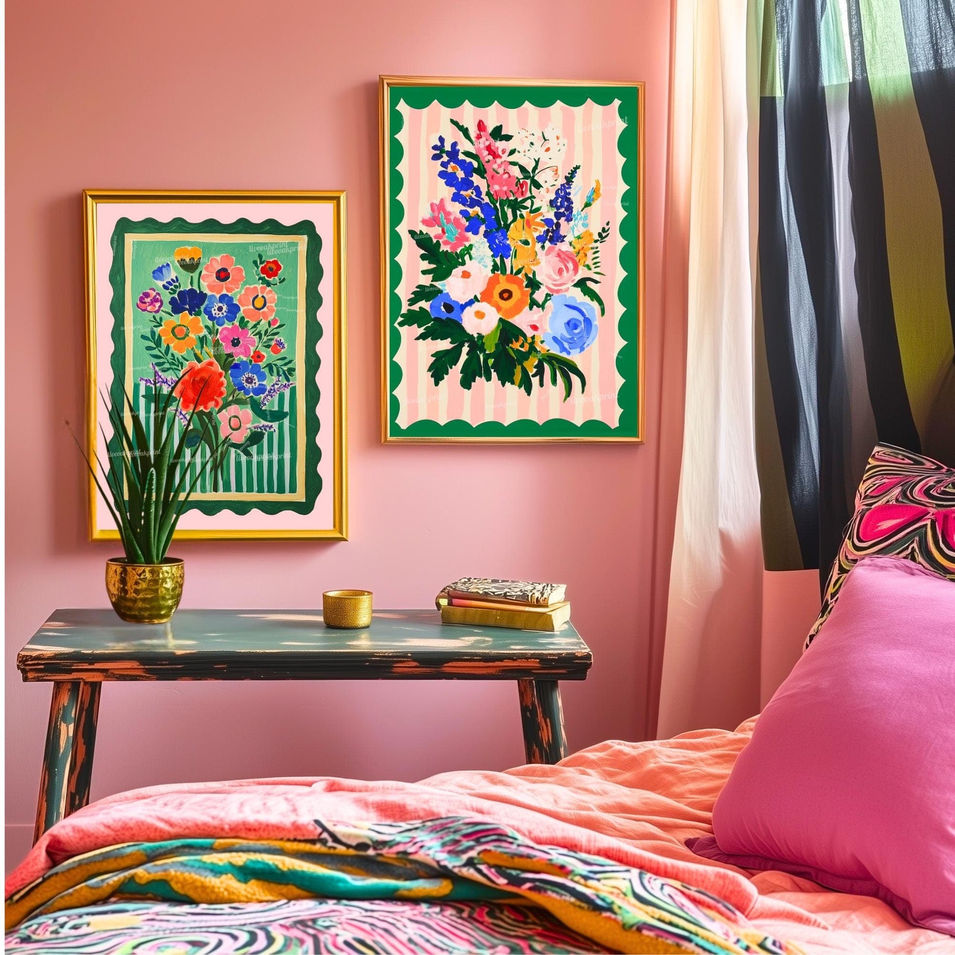 Colorful Floral Wall Art