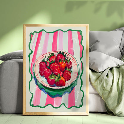 Strawberry Art Print