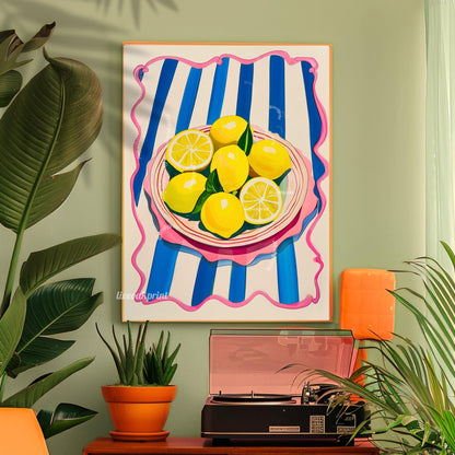 Lemons Art Print