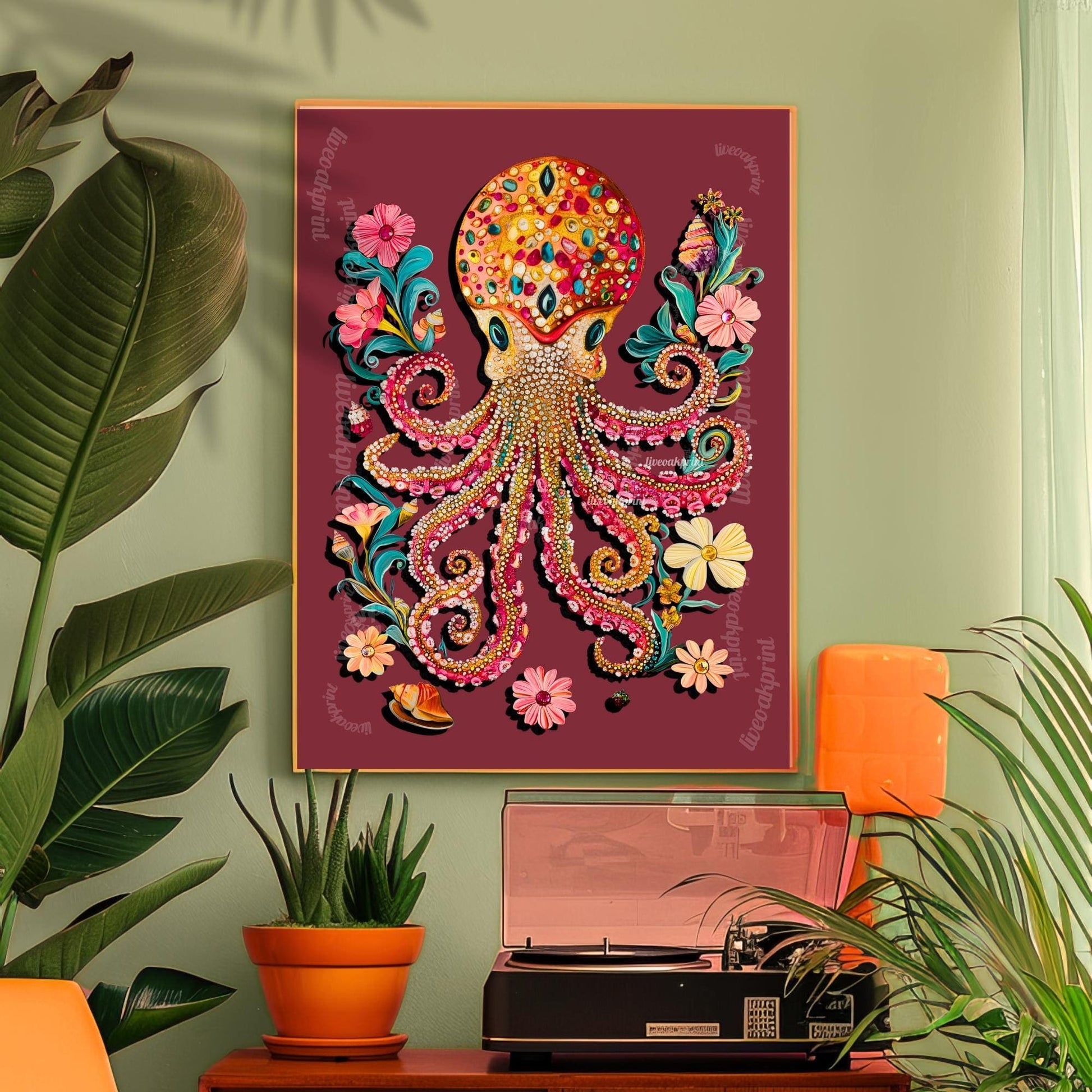 Octopus Art Print