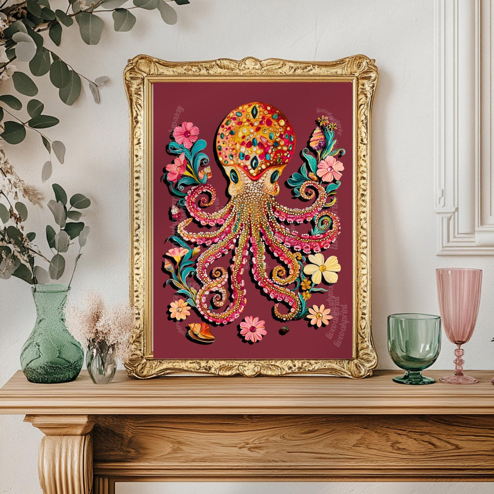 Octopus Art Print
