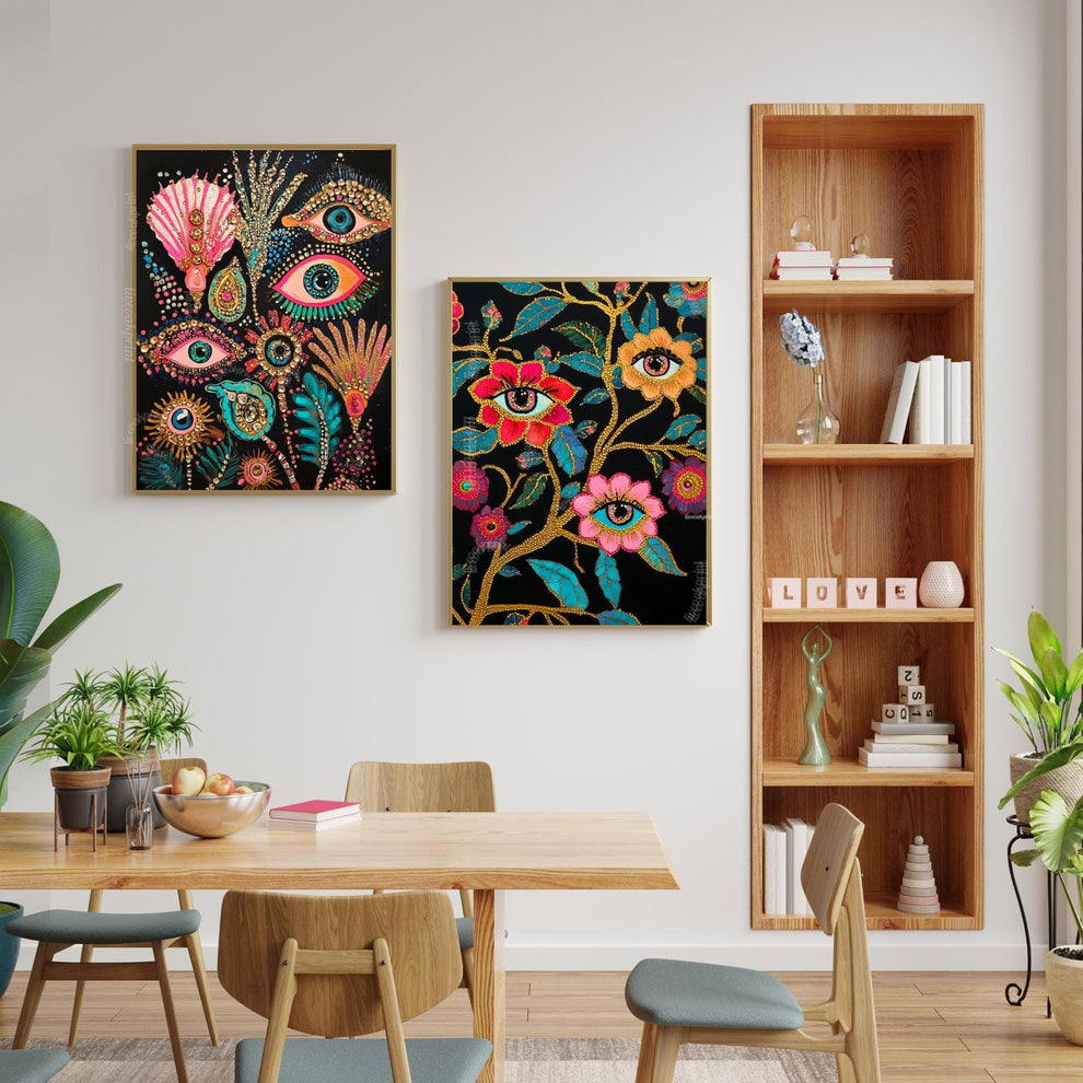 Underwater Eyes Art Print – Psychedelic Eye Art Print