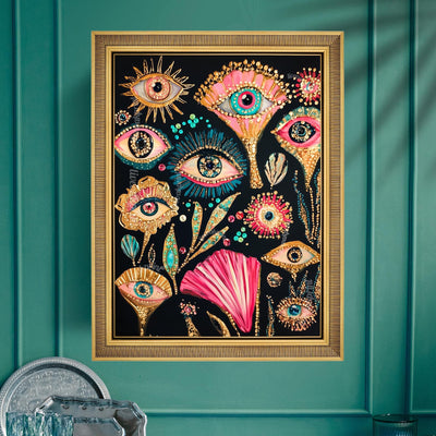Surreal Eyeball Painting