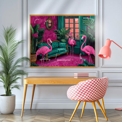 Flamingo Art Print