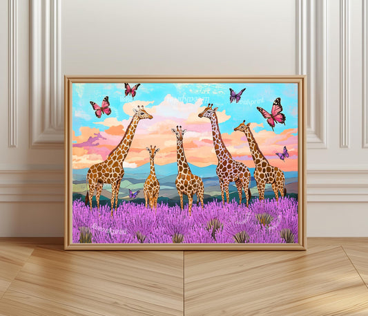 Giraffe Art Print