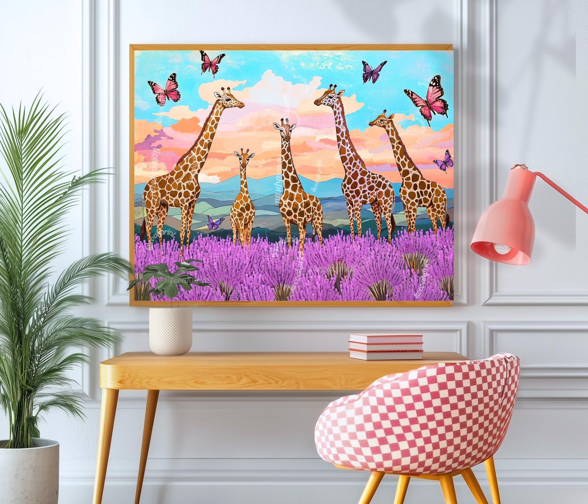 Giraffe Art Print